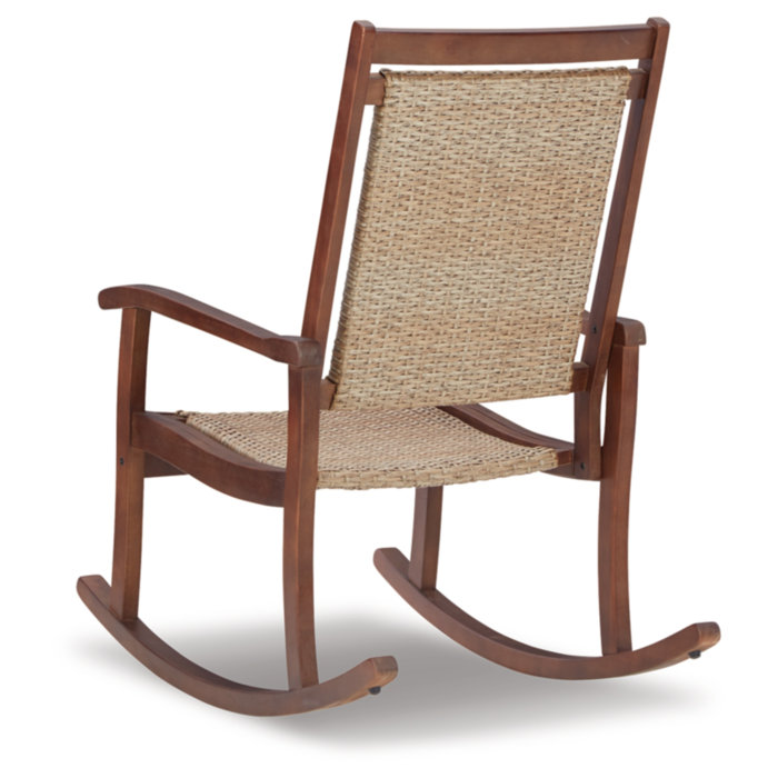 Signature Design by Ashley Emani Eucalyptus Outdoor Rocking Chair